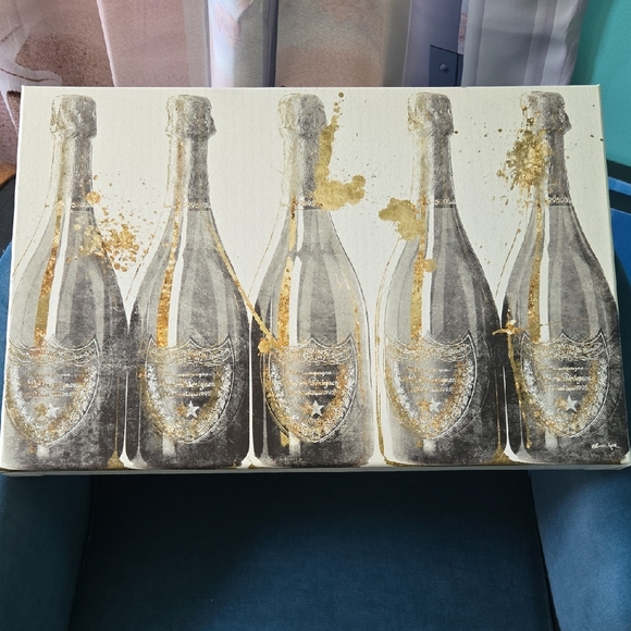 Oliver Gal Other - Oliver Gal Drinks And Spirits Dom Marbles Dom Perignon W COA certificate Of Auth